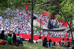 Vista general de la clausura del XVI Festival