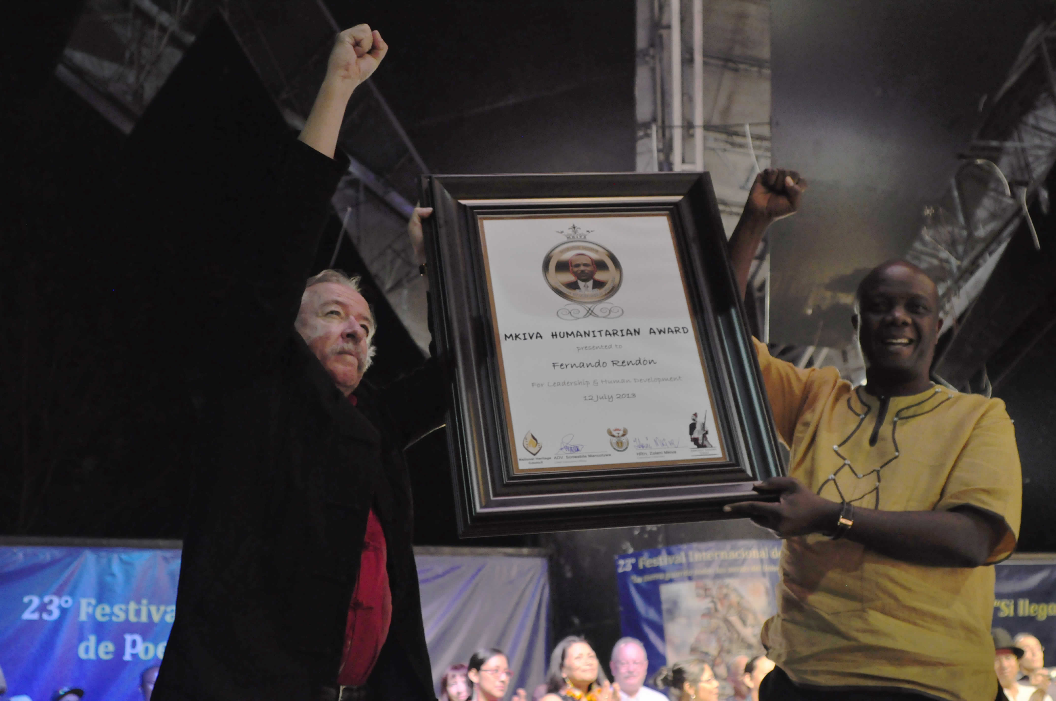 Fernando Rendón y Sonwabile Mancotywa