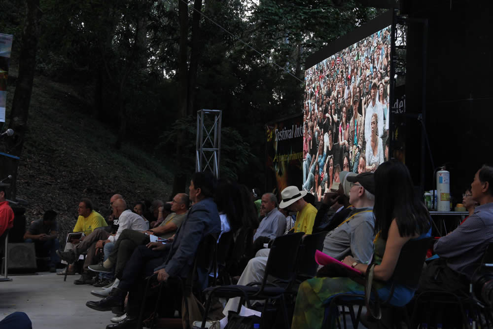 Poetas invitados. © #24FIPM. Photo: Natalia Rendón