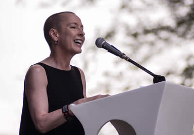 Lectura de Katharine Coles (Estados Unidos). © #25FIPM. Photo: Sara Marin