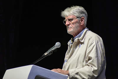 Lectura de Ivo Svetina (Eslovenia). © #25FIPM. Photo: Sara Marin