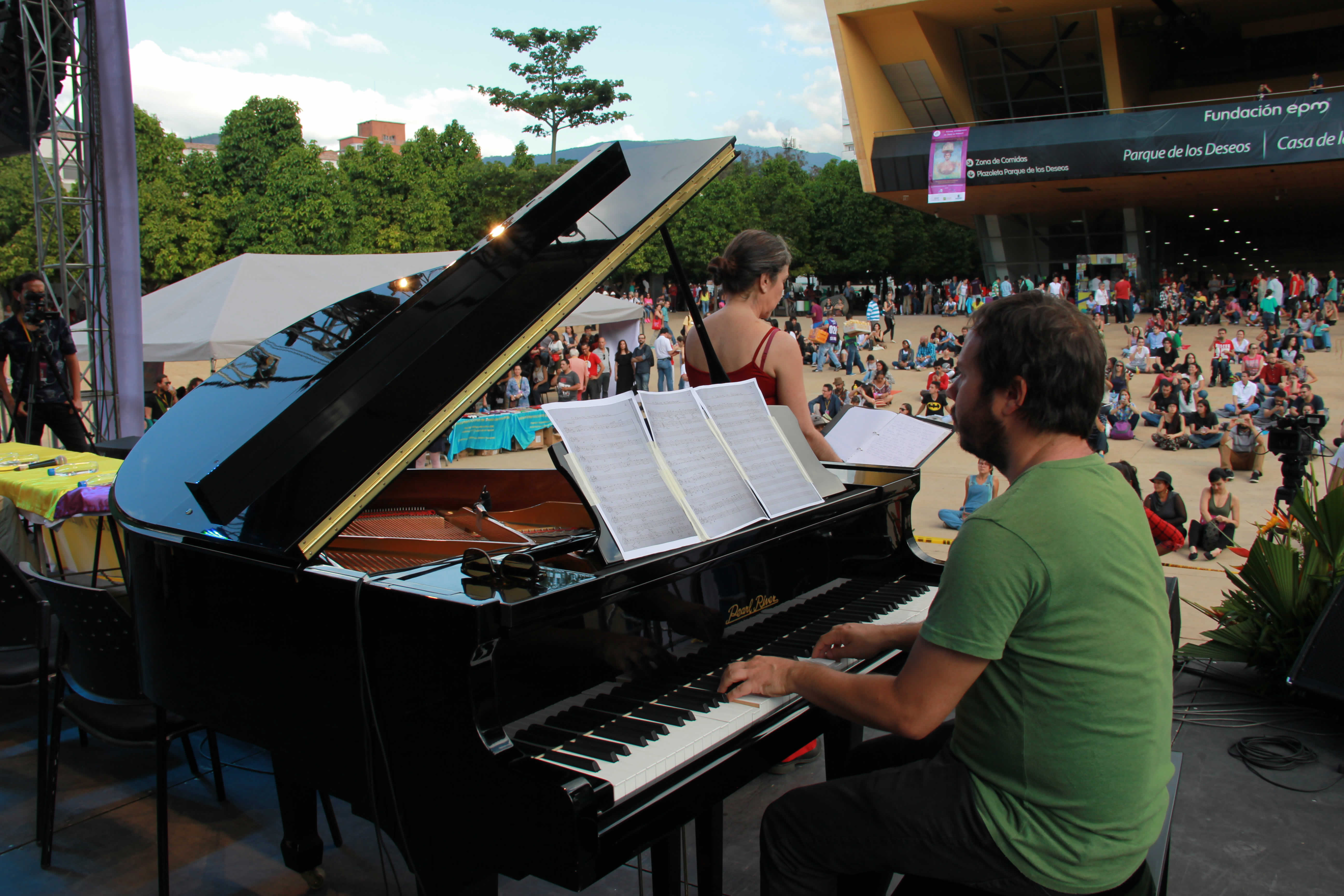 Spyros Manesis, Savina Yannatou (Grecia). © Nidia Naranjo