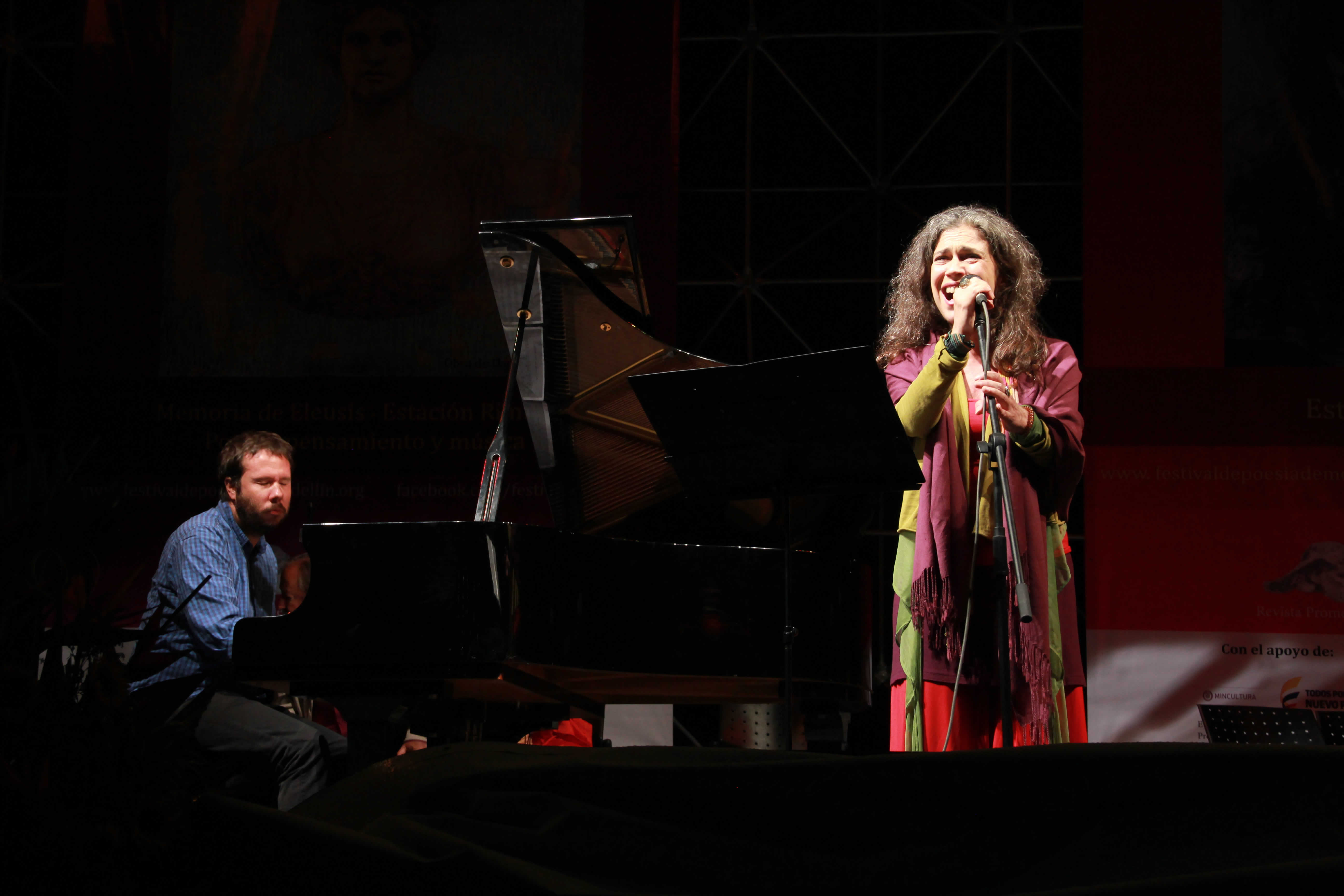 Spyros Manesis y Savina Yannatou (Grecia). © Nidia Naranjo