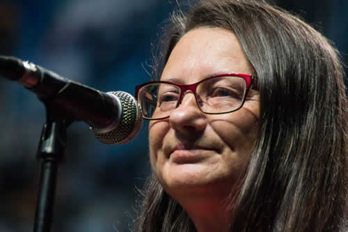 Inger MAri Aikio (Nación Sami, Finlandia). © Sara Marin