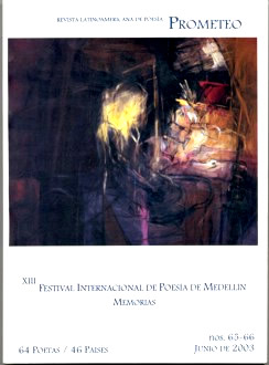 Cáratula de las Memorias del XIII Festival Internacional de Poesía